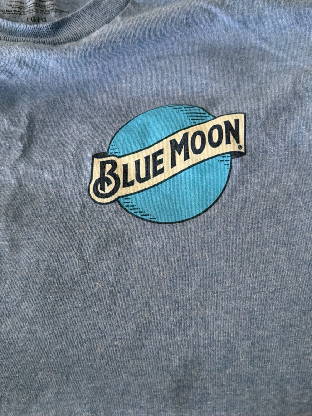 Blue Moon Short Sleeve Logo Tee - Men's Blue